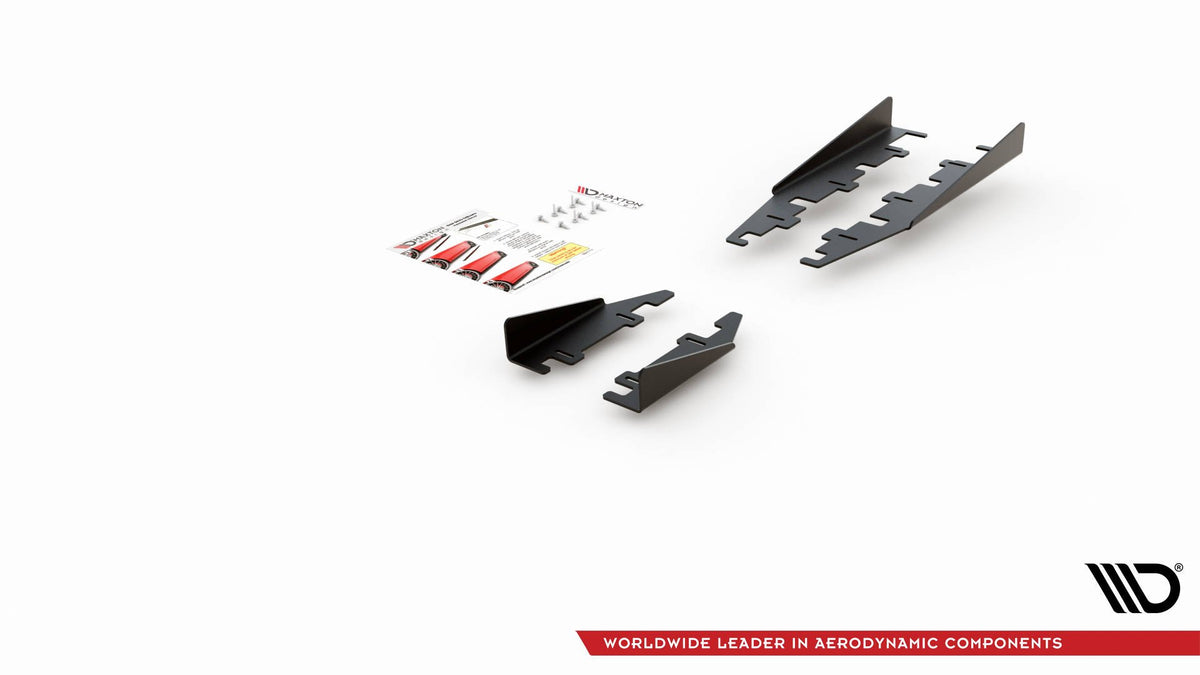 Seitenschweller Flaps passend für Toyota GR Yaris Mk4 schwarz Hochglanz – Ansicht 7