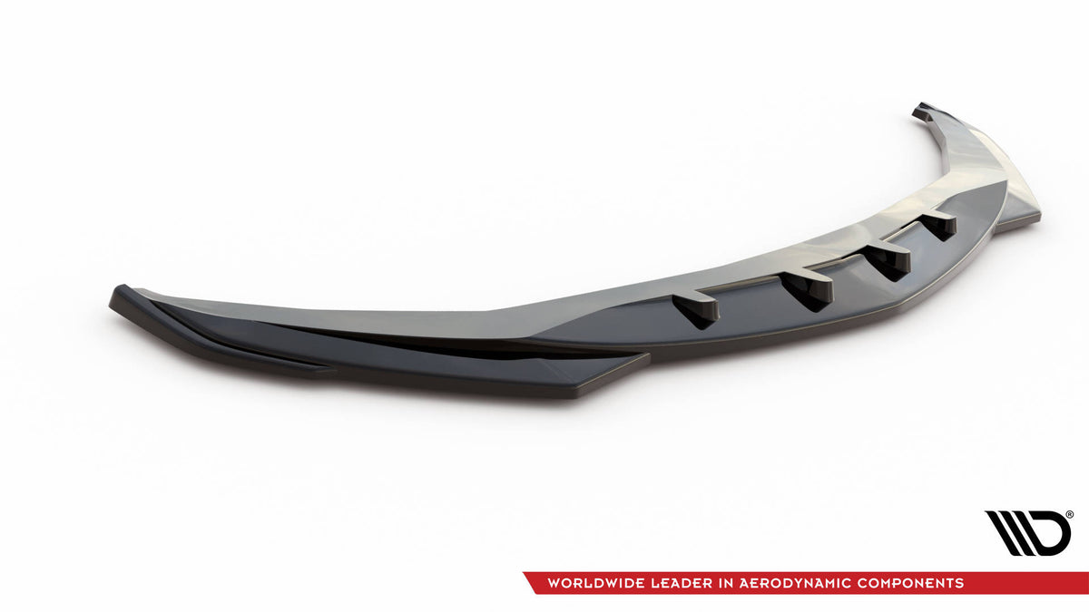 Street+ Spoilerlippe Front Ansatz V.2 passend für Alfa Romeo Giulia Sport schwarz Hochglanz – Ansicht 5