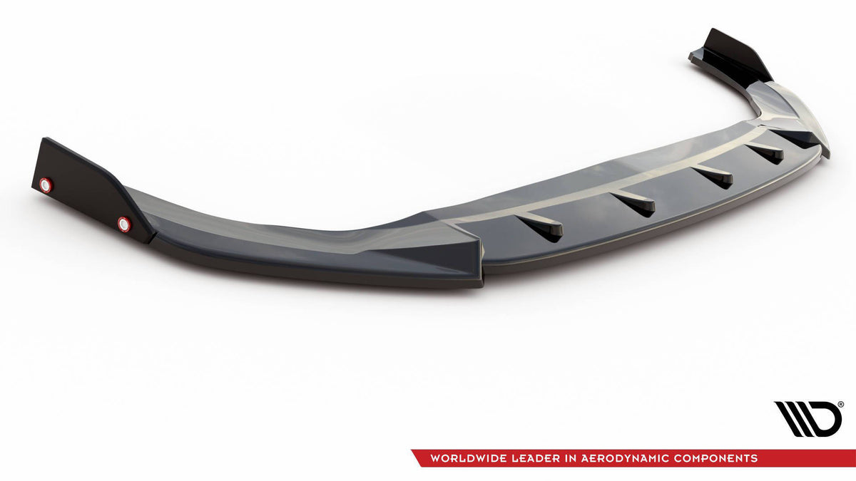 Street+ Spoilerlippe Front Ansatz V.3 + Flaps passend für VW Golf GTI / GTE / GTD / R-Line Mk8 – Ansicht 5