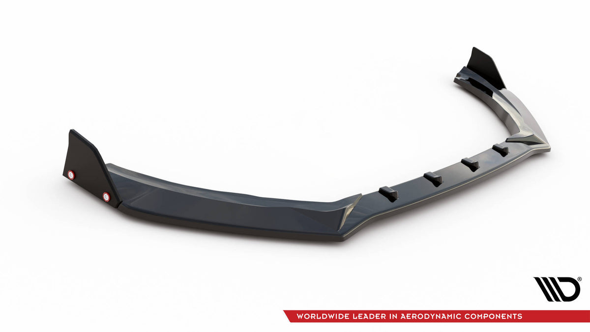Street+ Spoilerlippe Front Ansatz V.4 + Flaps passend für Ford Fiesta ST / ST-Line – Ansicht 6