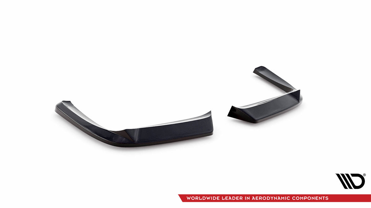 Heck Ansatz Flaps Diffusor passend für Chevrolet Corvette C5 schwarz Hochglanz – Ansicht 5