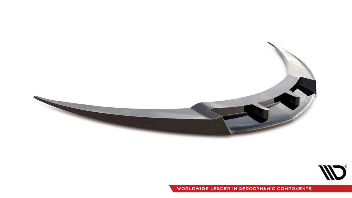 Street+ Spoilerlippe Front Ansatz V.1 passend für Opel Insignia OPC Mk1 schwarz Hochglanz – Ansicht 5