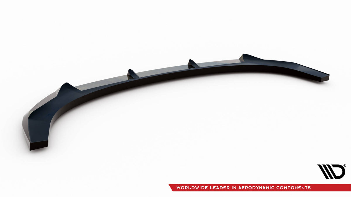 Street+ Spoilerlippe Front Ansatz passend für Hyundai Kona N-Line Mk2 schwarz Hochglanz – Ansicht 6