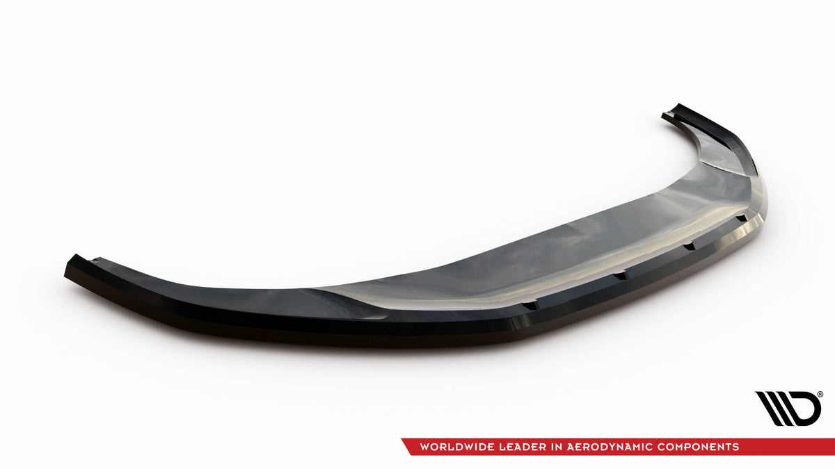 Street+ Spoilerlippe Front Ansatz V.1 passend für Audi Q3 Sportback F3 schwarz Hochglanz – Ansicht 6