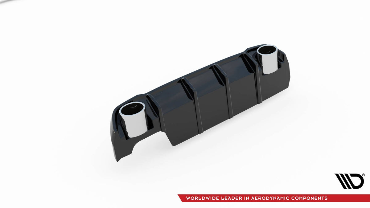 Diffusor Heck Ansatz + Endrohre für Peugeot 308 SW Mk2 – Ansicht 6