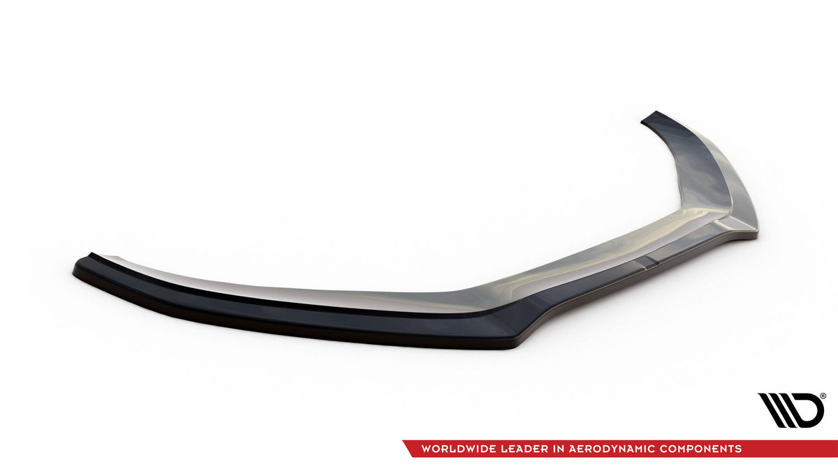 Street+ Spoilerlippe Front Ansatz V.2 passend für Audi A4 S-Line / S4 B8 Facelift schwarz Hochglanz – Ansicht 5