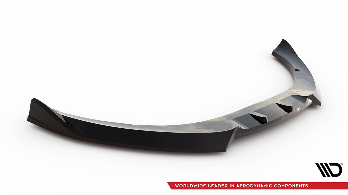 Street+ Spoilerlippe Front Ansatz V.3 passend für Audi TT 8J schwarz Hochglanz – Ansicht 5