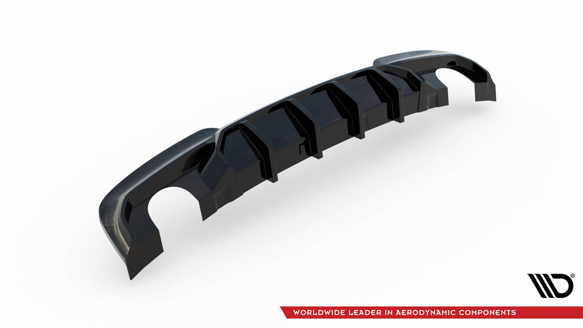 Diffusor Heck Ansatz V.2 passend für BMW 5er M-Paket F10 / F11 (Einzelauspuff li. re.) – Ansicht 6