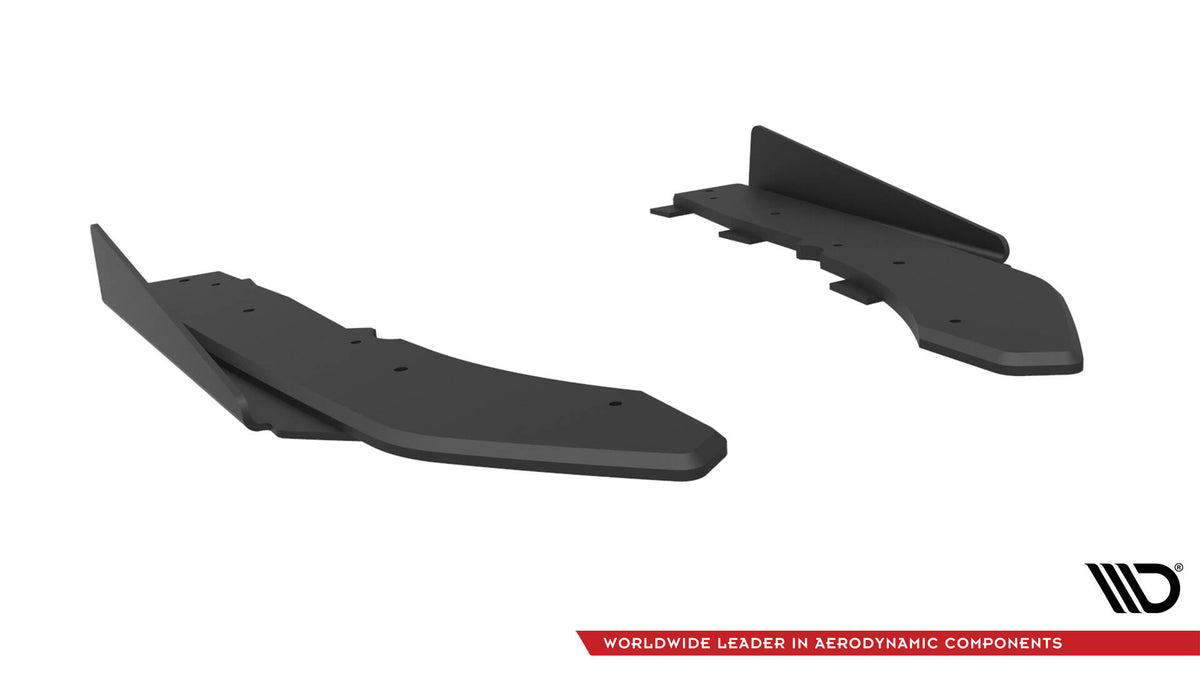 Street Pro Heck Ansatz Flaps Diffusor + Flaps passend für BMW M440i  G22 / G23 / G22 Facelift / G23 Facelift schwarz Hochglanz – Ansicht 5