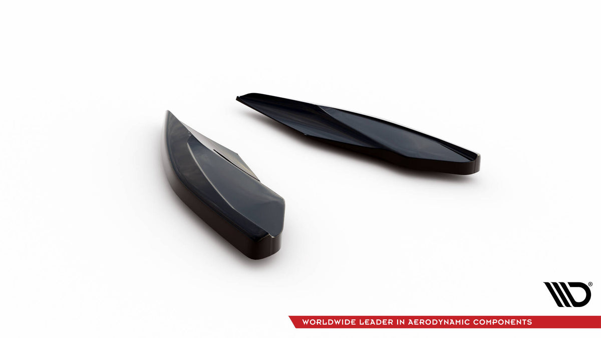 Heck Ansatz Flaps Diffusor V.2 passend für Cupra Leon Hatchback Mk1 schwarz Hochglanz – Ansicht 7