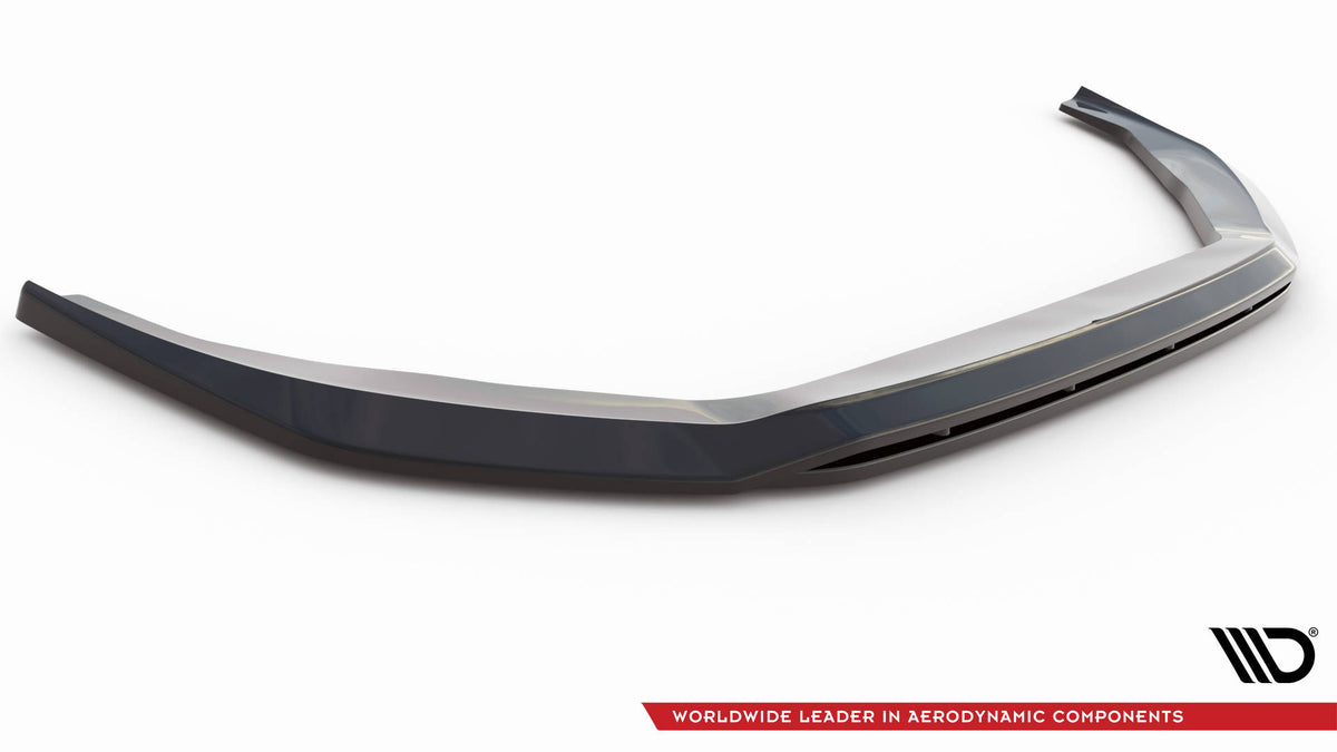 Street+ Spoilerlippe Front Ansatz V.1 passend für Audi S8 / A8 S-Line D5 schwarz Hochglanz – Ansicht 8