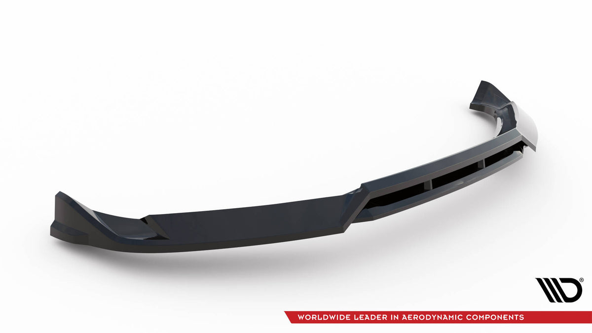 Street+ Spoilerlippe Front Ansatz V.1 passend für BMW XM G09 schwarz Hochglanz – Ansicht 5