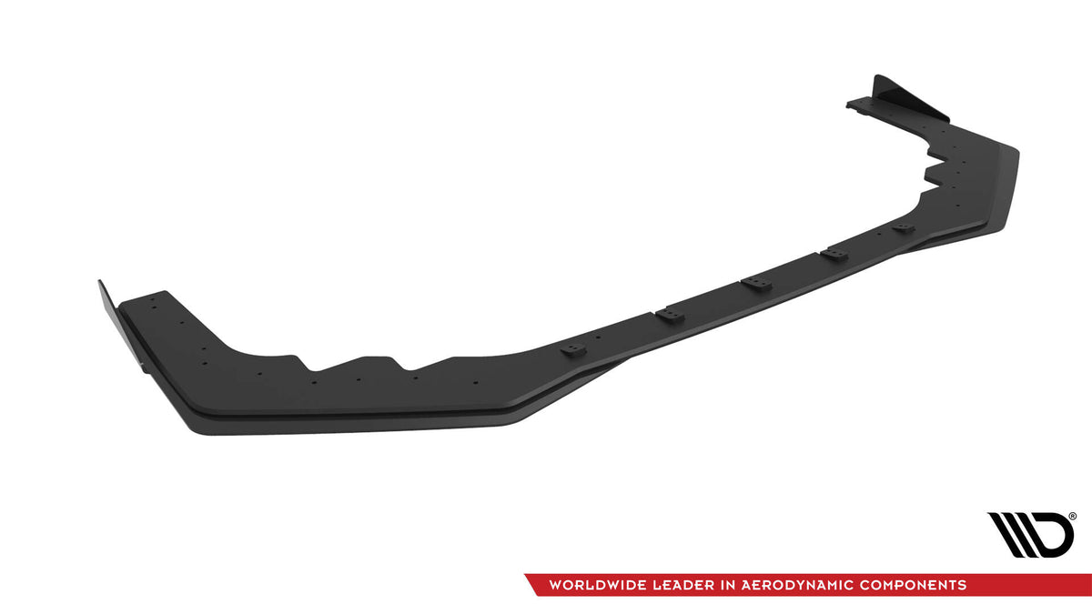 Street Pro Street+ Spoilerlippe Front Ansatz + Flaps passend für Subaru WRX STI Mk1 Facelift schwarz Hochglanz – Ansicht 6
