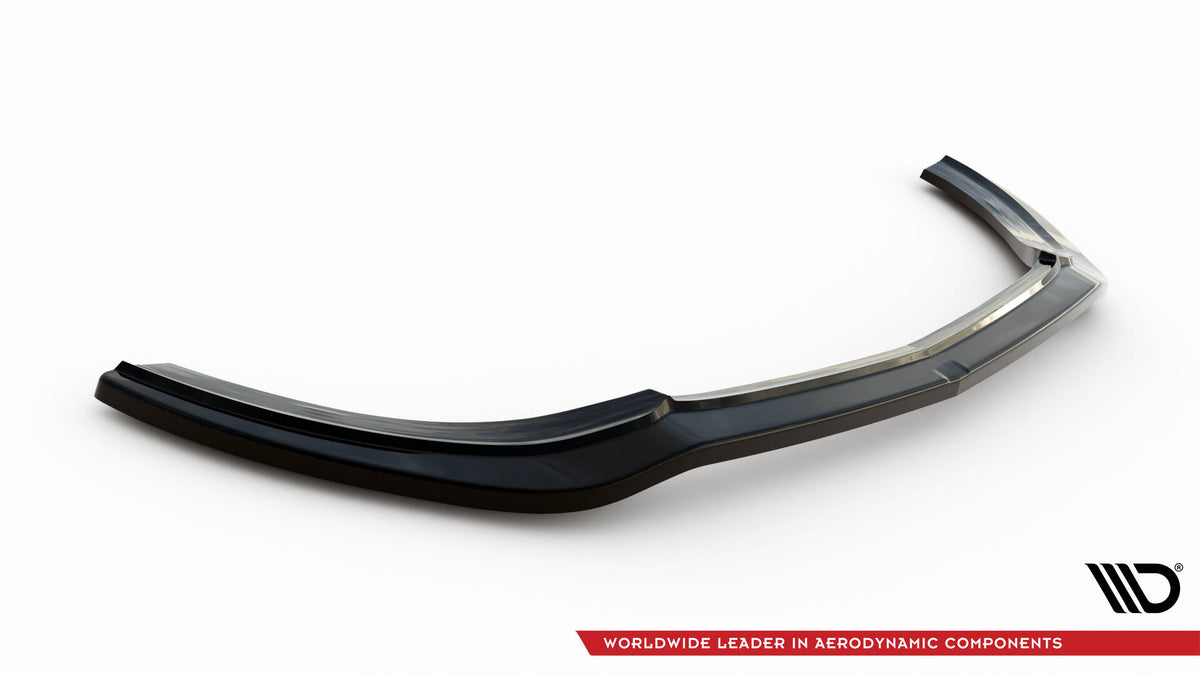 Street+ Spoilerlippe Front Ansatz V.1 passend für Mercedes-Benz S W222 schwarz Hochglanz – Ansicht 5