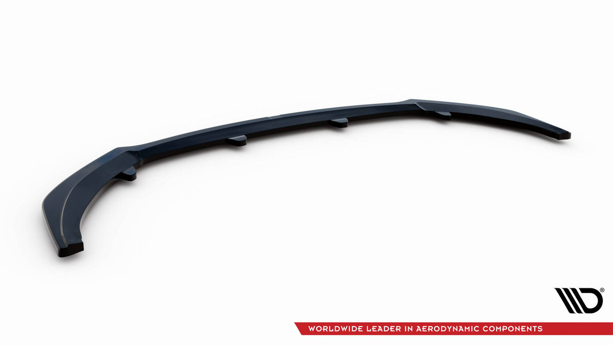 Street+ Spoilerlippe Front Ansatz V.1 passend für Kia Stinger GT / GT-Line / Standard Mk1 schwarz Hochglanz – Ansicht 7