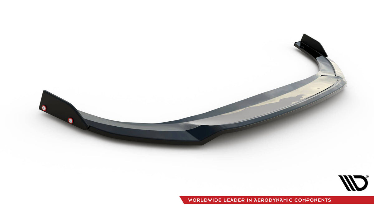 Street+ Spoilerlippe Front Ansatz V.3 + Flaps passend für VW Golf GTI / GTE / R-Line Mk8 Facelift – Ansicht 5
