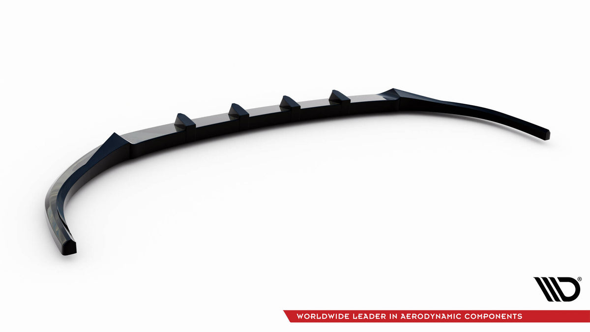 Street+ Spoilerlippe Front Ansatz V.1 passend für Mazda 3 Mk4 schwarz Hochglanz – Ansicht 5