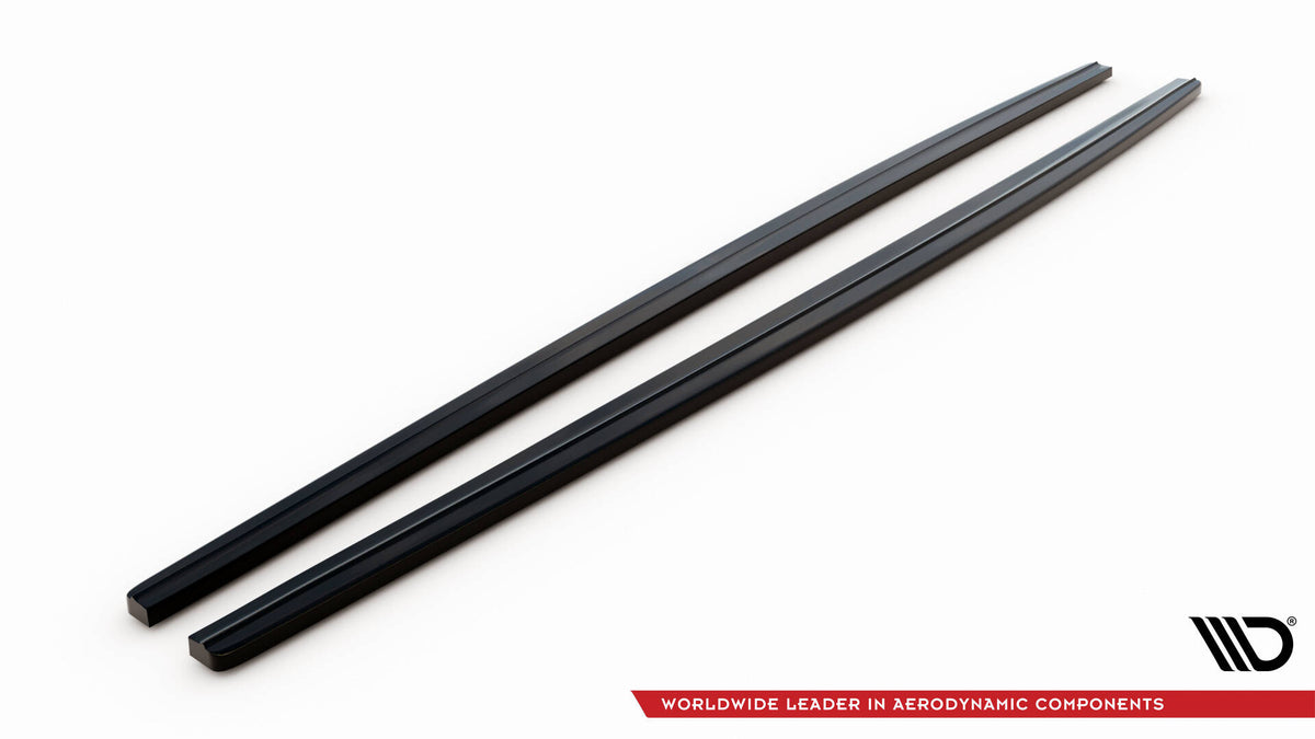 Street+ Seitenschweller Leisten passend für BMW 5er F10/ F11 M-POWER/ M Paket schwarz Hochglanz – Ansicht 5