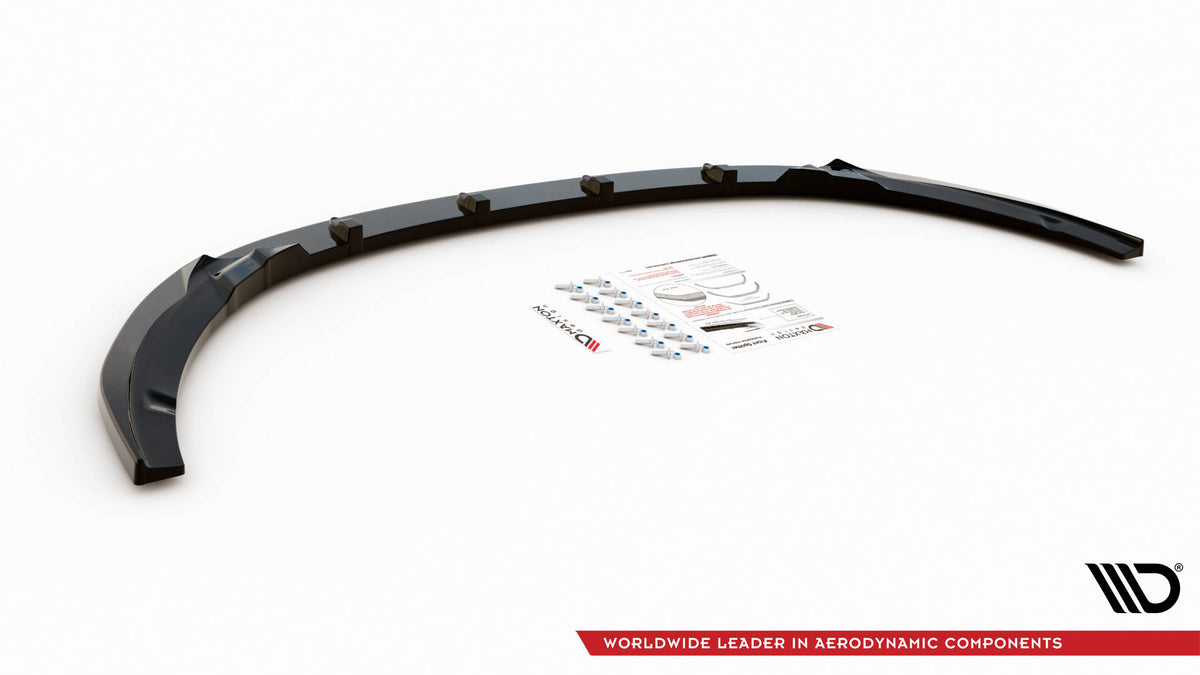 Street+ Spoilerlippe Front Ansatz V.1 passend für Kia Optima Mk4 schwarz Hochglanz – Ansicht 6