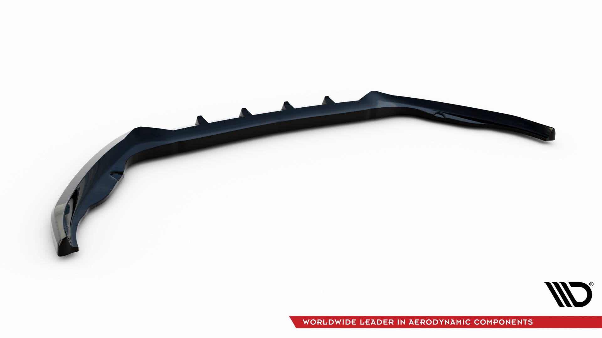 Street+ Spoilerlippe Front Ansatz V.2 passend für Ford Transit Connect Mk2 Facelift schwarz Hochglanz – Ansicht 6