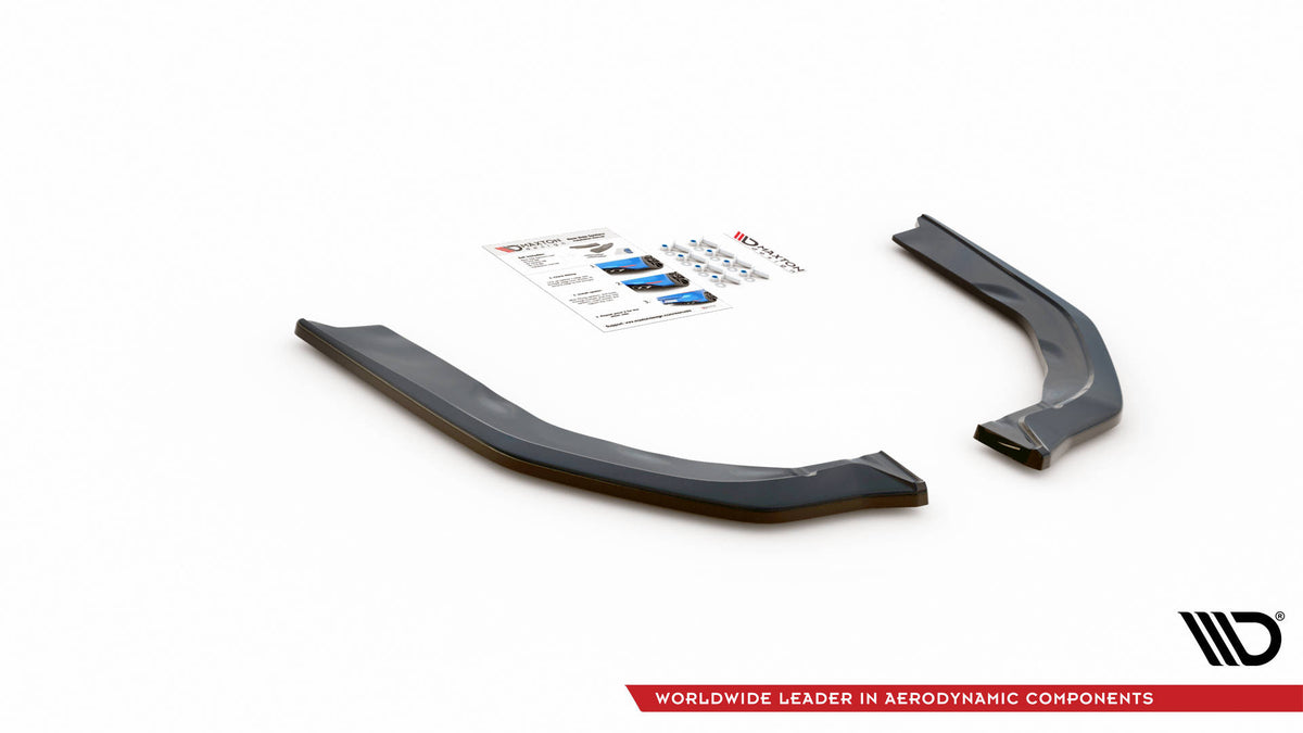 Heck Ansatz Flaps Diffusor V.2 passend für BMW M3 Limousine / Touring G80 / G81 schwarz Hochglanz – Ansicht 5