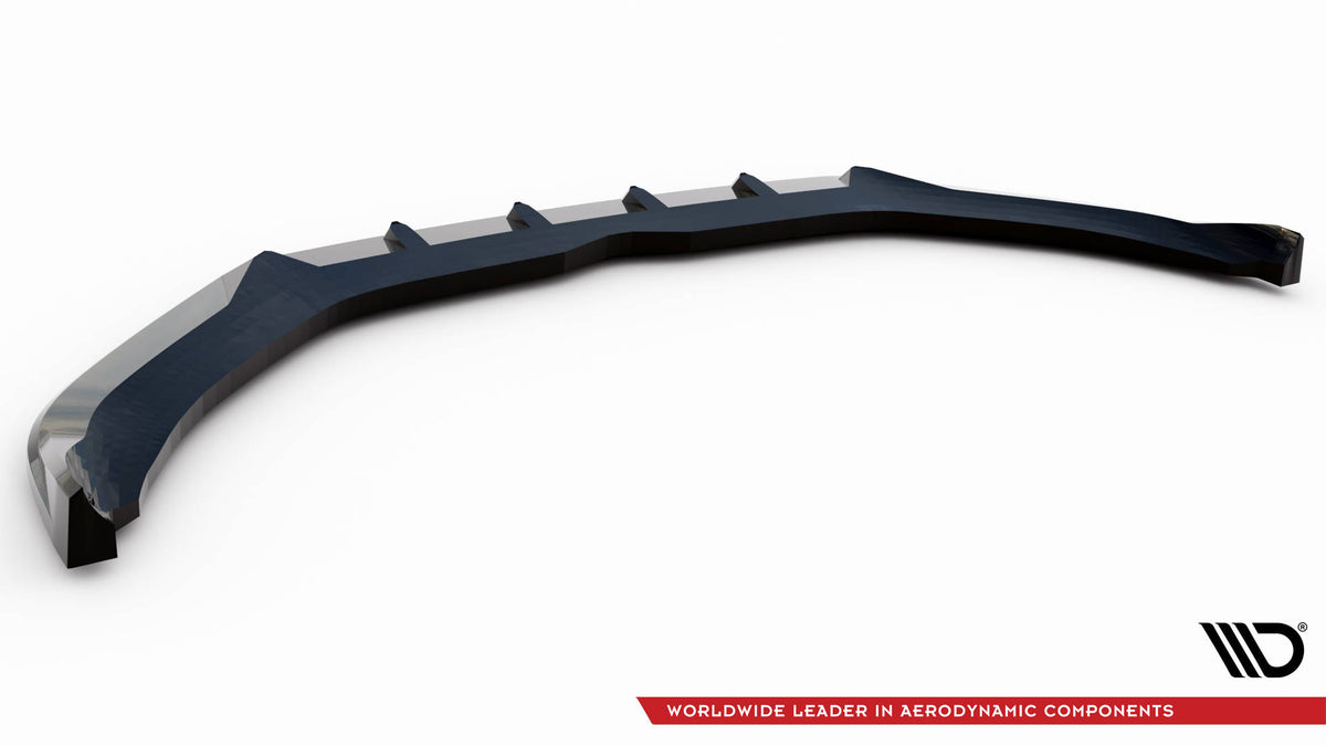 Street+ Spoilerlippe Front Ansatz passend für Porsche Panamera GTS Sport Turismo 971 Facelift schwarz Hochglanz – Ansicht 6