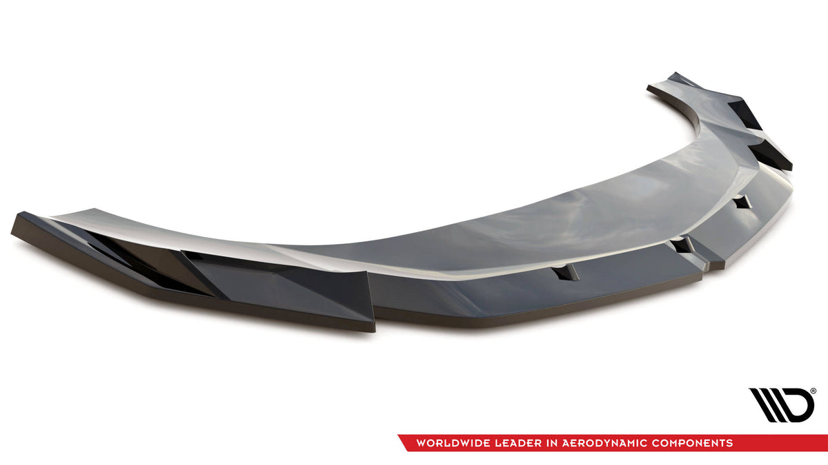 Street+ Spoilerlippe Front Ansatz V.1 passend für Lamborghini Urus Mk1 schwarz Hochglanz – Ansicht 5