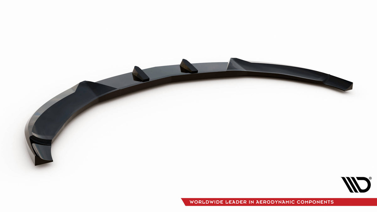 Street+ Spoilerlippe Front Ansatz passend für Mercedes-Benz CLA AMG-Line C117 schwarz Hochglanz – Ansicht 6