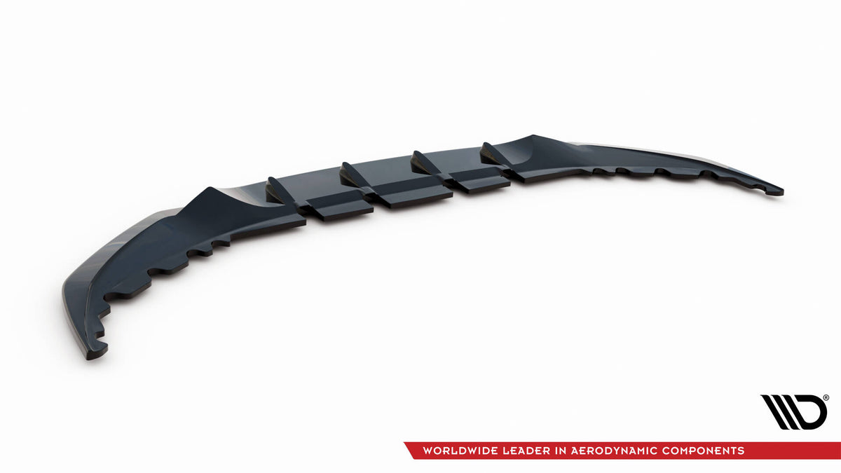 Street+ Spoilerlippe Front Ansatz V.2 passend für BMW 7 G11 / G12 Facelift schwarz Hochglanz – Ansicht 6