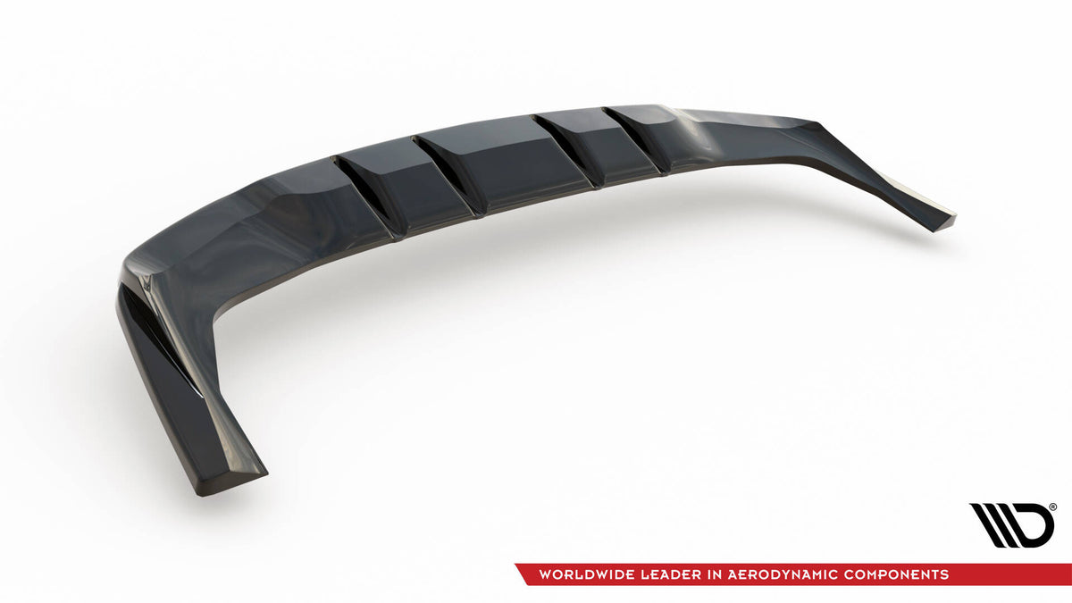 Street+ Mittlerer Diffusor RACE passend für V.1 Mercedes-Benz GLE Coupe AMG-Line C167 / C167 Facelift schwarz Hochglanz – Ansicht 5