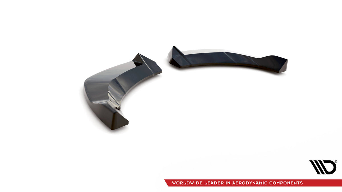 Heck Ansatz Flaps Diffusor passend für Seat Ateca Mk1 schwarz Hochglanz – Ansicht 6