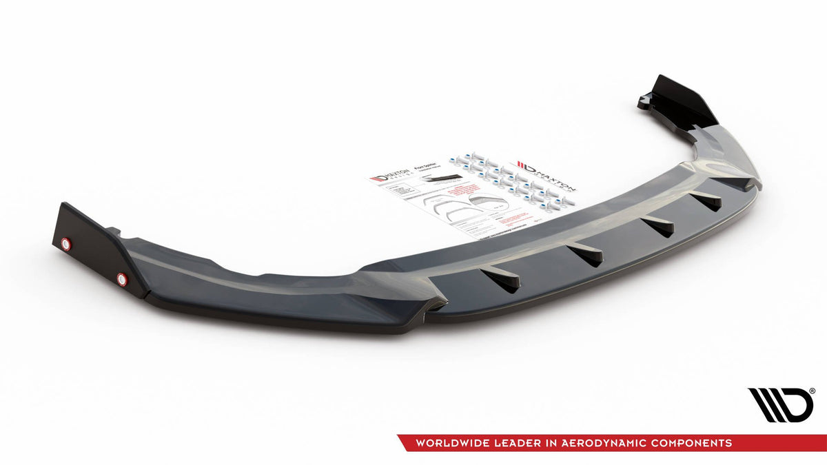 Street+ Spoilerlippe Front Ansatz V.1 + Flaps passend für VW Golf GTI Clubsport Mk8 – Ansicht 5