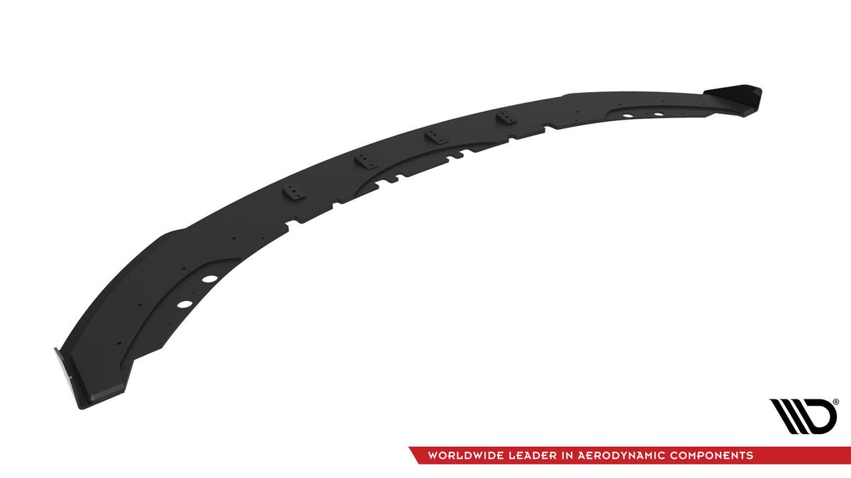 Street Pro Street+ Spoilerlippe Front Ansatz + Flaps passend für BMW 4er Coupe / Gran Coupe / Cabrio M-Paket F32 / F36 / F33  schwarz Hochglanz – Ansicht 6