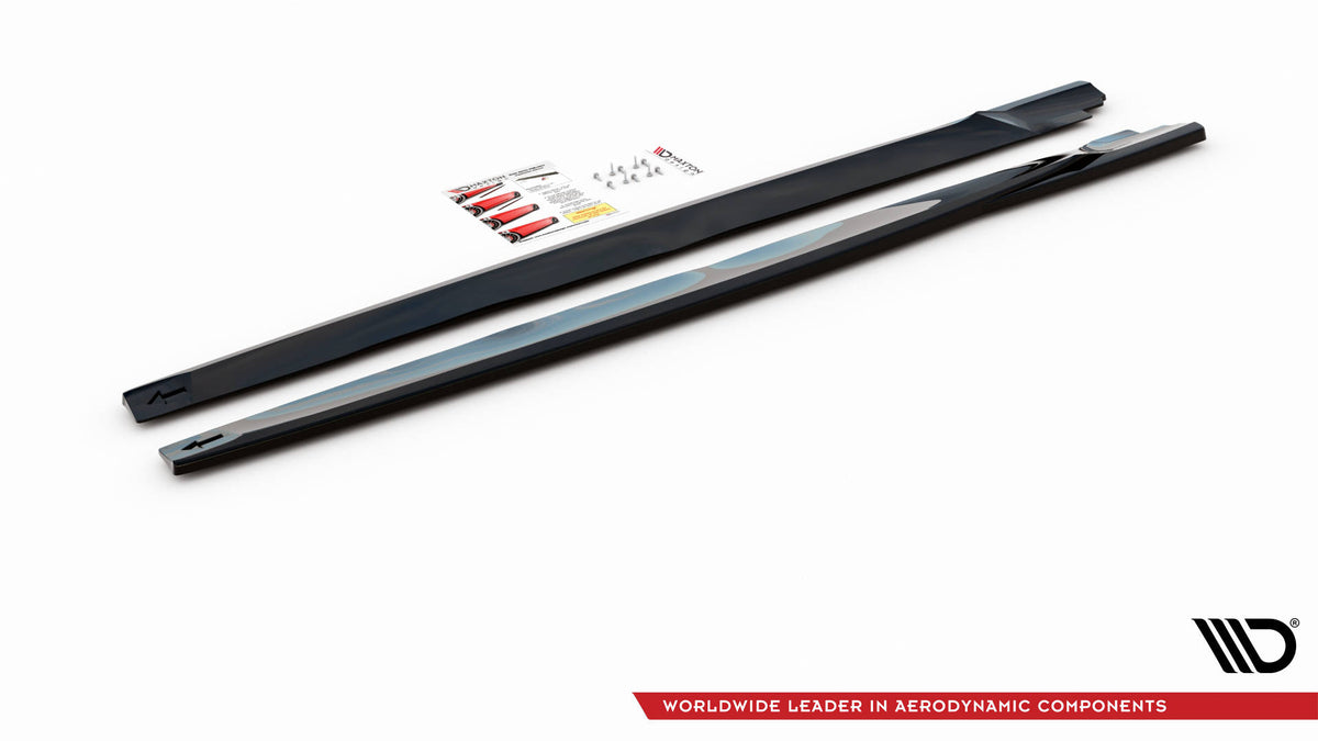 Street+ Seitenschweller Leisten V.2 passend für Nissan 370Z Nismo Facelift schwarz Hochglanz – Ansicht 5