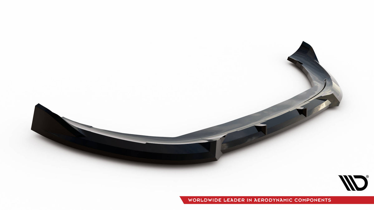 Street+ Spoilerlippe Front Ansatz passend für Seat Arona FR Mk1 Facelift schwarz Hochglanz – Ansicht 5