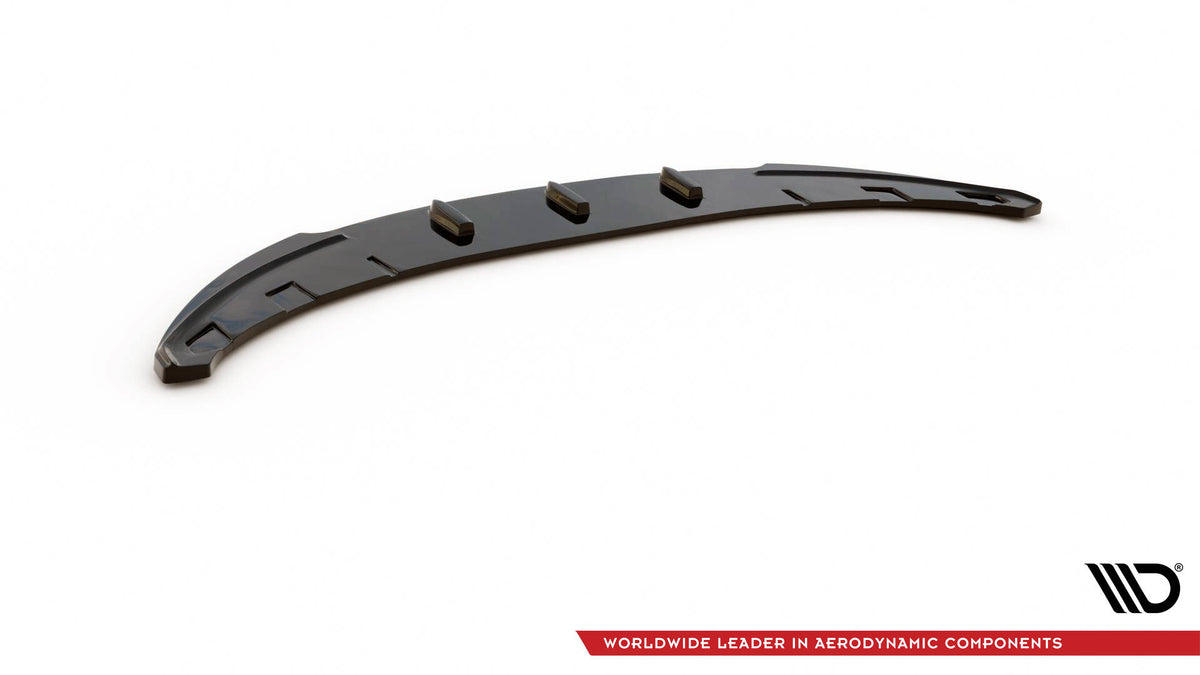 Street+ Spoilerlippe Front Ansatz V.2 passend für BMW 1er E81 Facelift schwarz Hochglanz – Ansicht 6