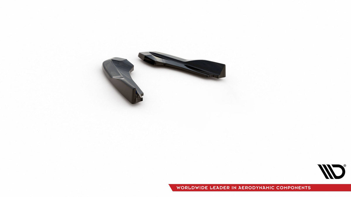 Heck Ansatz Flaps Diffusor V.2 passend für Ford Focus Hatchback ST Mk4  schwarz Hochglanz – Ansicht 10