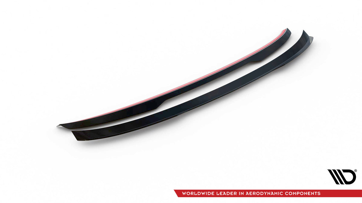 Heckspoiler Lippe Audi A3 S-Line Limousine / S3 Limousine 8Y Facelift schwarz Hochglanz – Ansicht 6