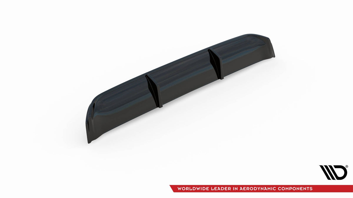 Diffusor Heck Ansatz passend für Mercedes-Benz V-Klasse AMG-Line W447 Facelift  schwarz Hochglanz – Ansicht 9