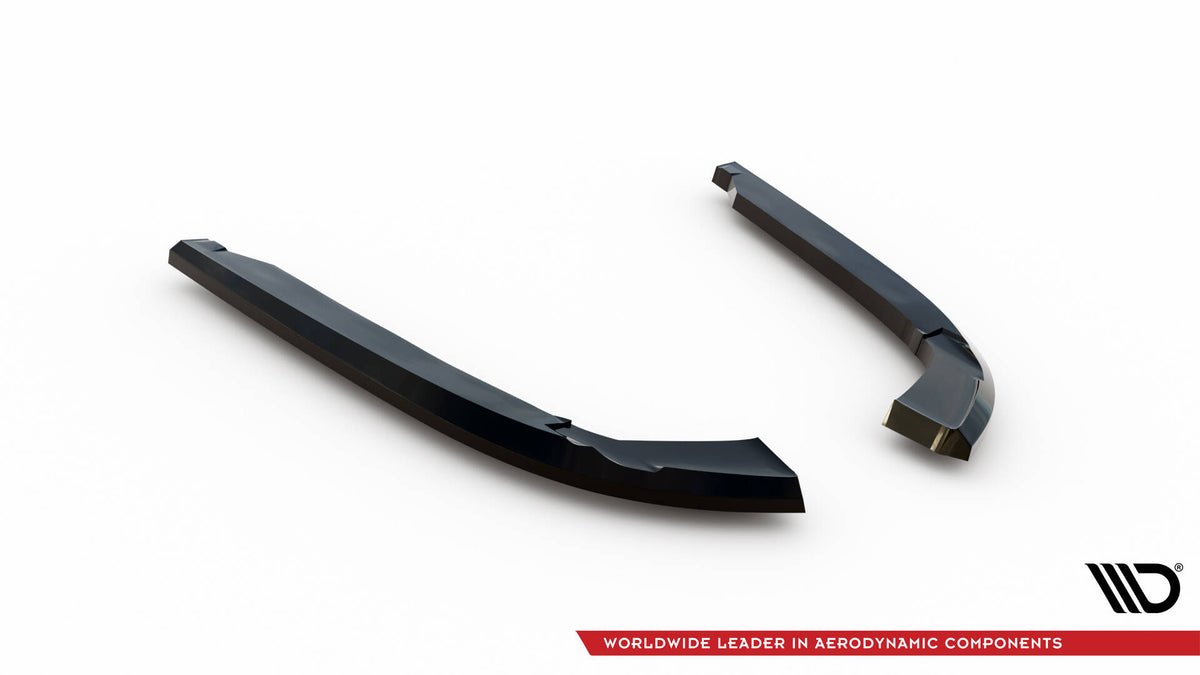 Heck Ansatz Flaps Diffusor passend für VW Jetta GLI Mk7 schwarz Hochglanz – Ansicht 7