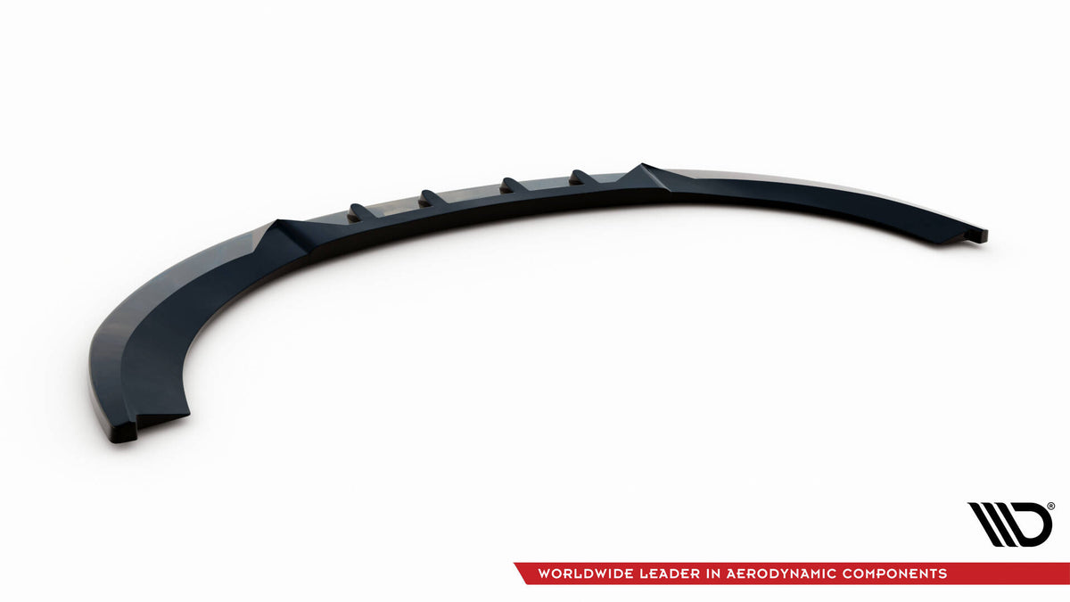Street+ Spoilerlippe Front Ansatz V.2 passend für Audi A7 C7 schwarz Hochglanz – Ansicht 6