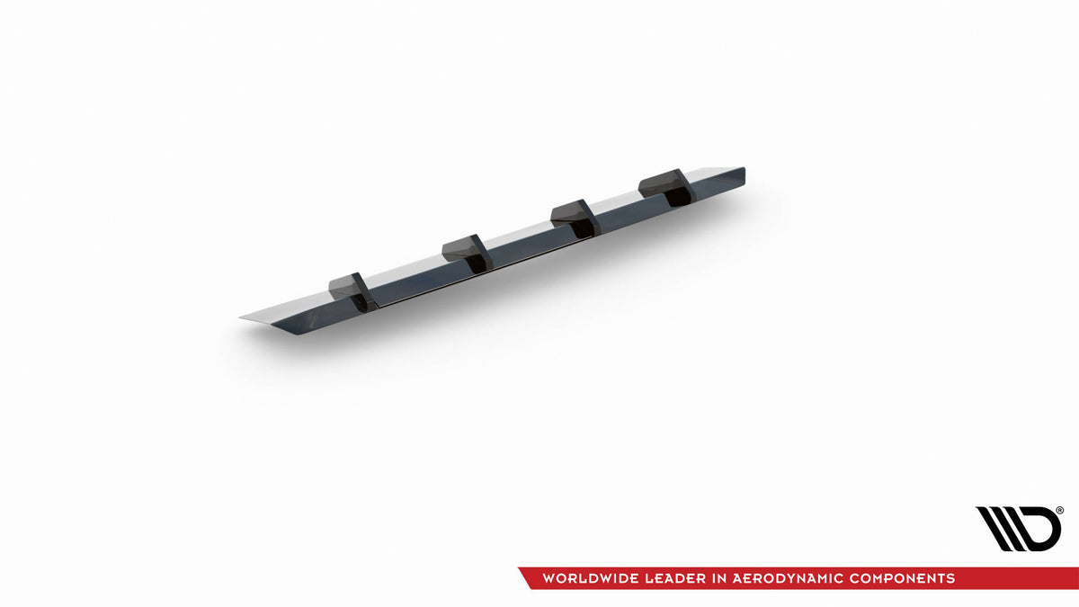 Diffusor Heck Ansatz passend für Audi A5 S-Line F5 Coupe / Sportback schwarz Hochglanz – Ansicht 6