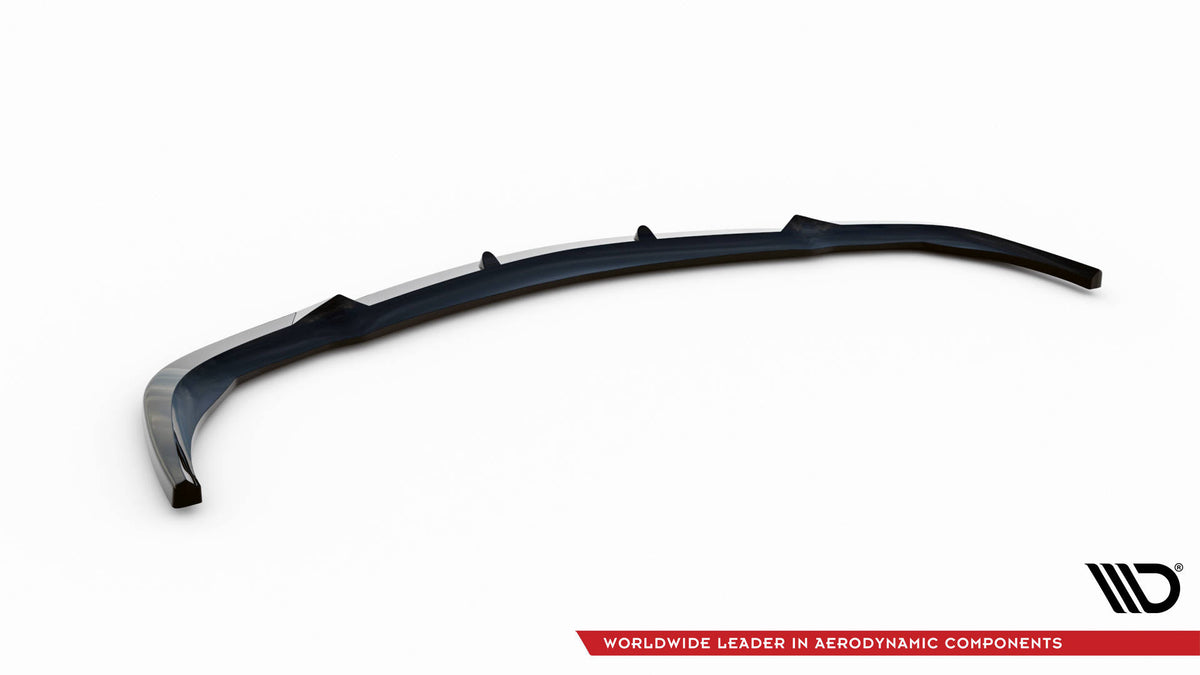 Street+ Spoilerlippe Front Ansatz V.2 passend für Mercedes-Benz CLK W209 schwarz Hochglanz – Ansicht 6