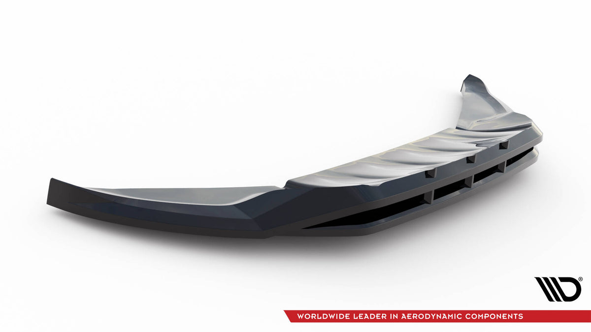 Street+ Spoilerlippe Front Ansatz passend für Ford Kuga ST-Line Mk2 schwarz Hochglanz – Ansicht 5