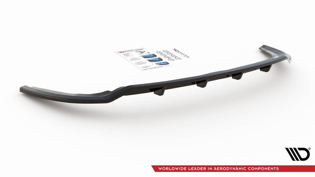 Street+ Mittlerer Diffusor RACE passend für Ford C-Max Mk2 schwarz Hochglanz – Ansicht 7