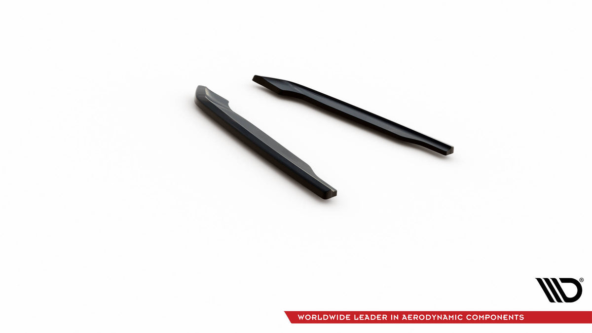 Heck Ansatz Flaps Diffusor passend für Audi S8 D5 schwarz Hochglanz – Ansicht 7