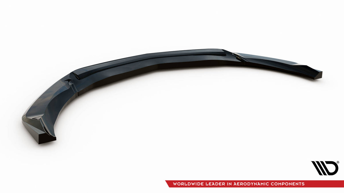 Street+ Spoilerlippe Front Ansatz V.3 passend für Mercedes-AMG CLA 45 Aero C117 Facelift schwarz Hochglanz – Ansicht 6