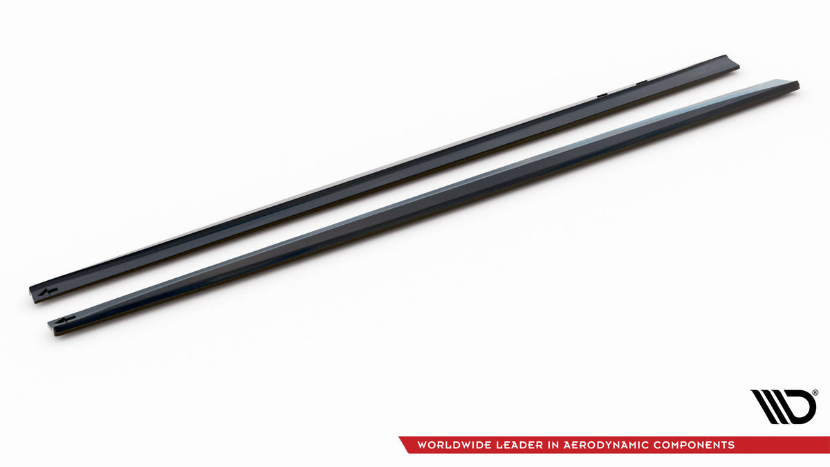 Street+ Seitenschweller Leisten passend für BMW 4er Coupe / Gran Coupe / Cabrio F32 / F36 / F33 schwarz Hochglanz – Ansicht 5