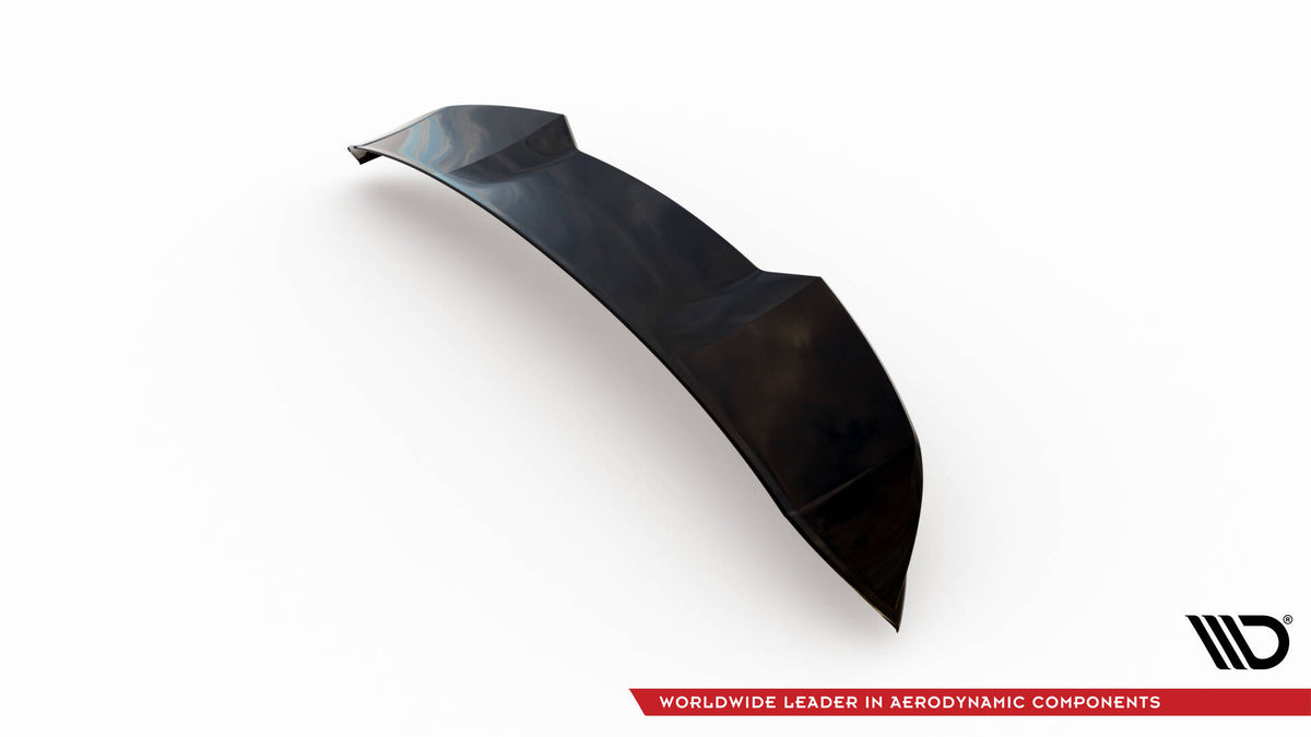 Höher Heckspoiler Lippe 3D Alfa Romeo Stelvio Mk1 schwarz Hochglanz – Ansicht 5