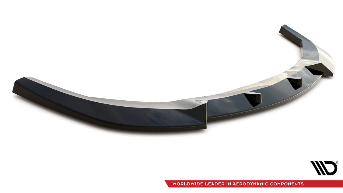Street+ Spoilerlippe Front Ansatz V.2 passend für Dodge Charger SRT Mk7 Facelift schwarz Hochglanz – Ansicht 5